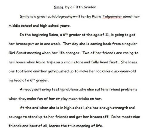 Typed version of student's essay