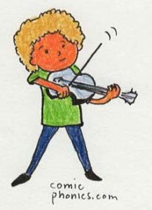 child playing violin